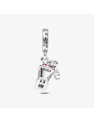 CHARM PENDENTE SLITTA DI NATALE 2023 DONNA PANDORA  792977C01 PANDORA