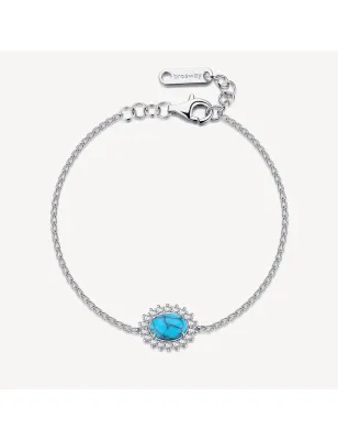 Bracciale Kate con turchese e zirconi Donna Brosway