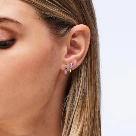 Orecchini in Argento con zirconi Light Ruby Donna Brosway