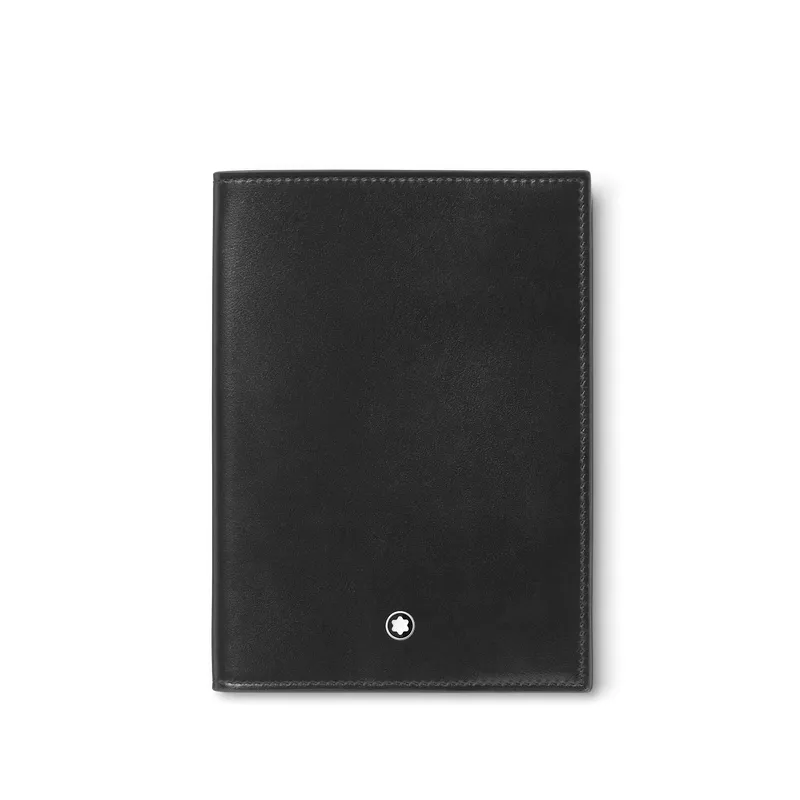 Custodia MB198333 Porta Passaporto Meisterstück Pelle Nero Montblanc Custodia MB198333 Porta Passaporto Meisterstück Pelle Nero Montblanc