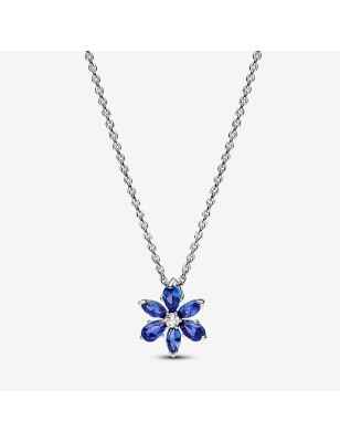 COLLANA PENDENTE HERBARIUM FIORE BLU DONNA PANDORA 392387C02-45 Pandora