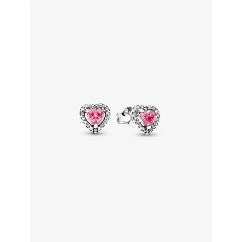 Orecchini Cuori in Rilievo Rosa Donna Pandora Orecchini Cuori in Rilievo Rosa Donna Pandora