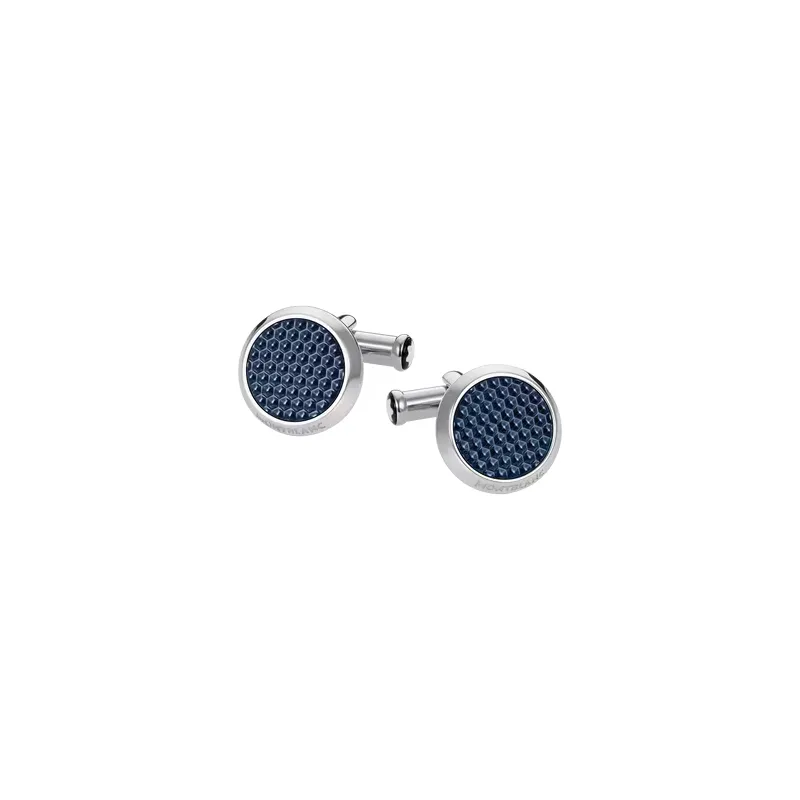 Gemelli MB112904 Gemelli Meisterstück Lacca Blu Esagonale Uomo Montblanc