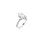 Anello Solitario Zircone Taglio Marquise mis.14 Donna Amen