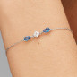 Bracciale tiralaccio Fancy cubic zirconia Freedom blue Donna Brosway Bracciale tiralaccio Fancy cubic zirconia Freedom blue Donna Brosway