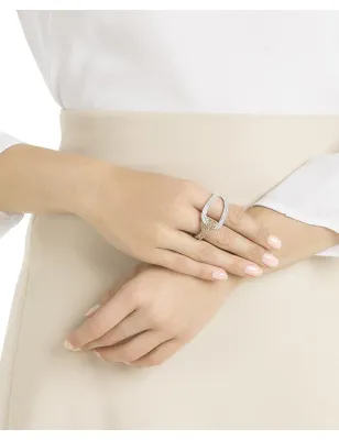 Anello Lifelong Double Donna Swarovski