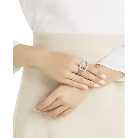 Anello Lifelong  Double Donna Swarovski