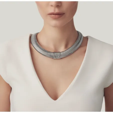 Collana Tubogas Croco Donna Giovanni Raspini