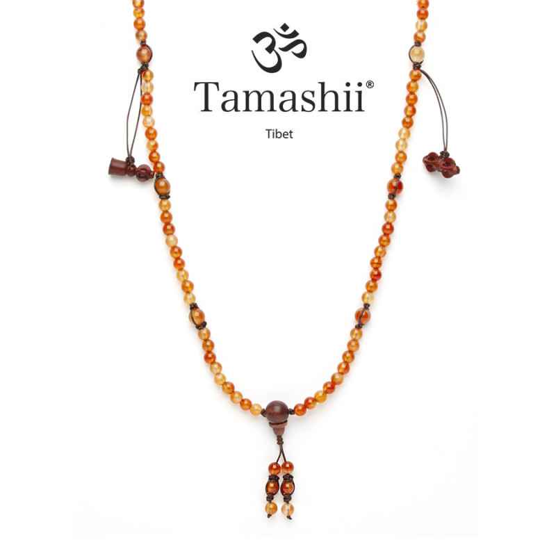 COLLANA CORNIOLA UOMO-DONNA TAMASHII MUDRA