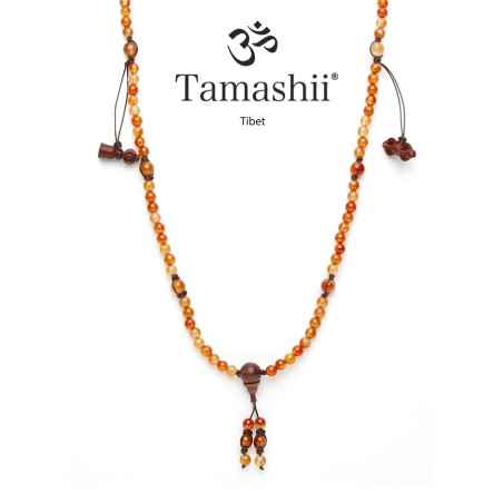 COLLANA CORNIOLA UOMO-DONNA TAMASHII MUDRA