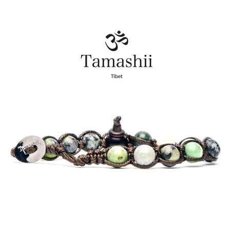 BRACCIALE CRISOPRASIO UOMO-DONNA TAMASHII 1 GIRO