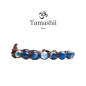 BRACCIALE AGATA BLU STRIATA TAMASHII 1 GIRO BRACCIALE AGATA BLU STRIATA TAMASHII 1 GIRO