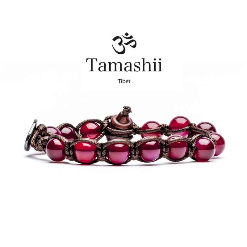 Bracciale con Agata rossa UOMO-DONNA Tamashii 1 Giro