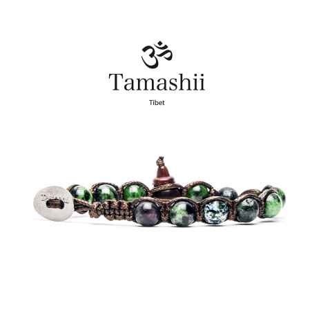 BRACCIALE ZOISITE - RUBINO UOMO-DONNA TAMASHII 8 MM - category_name - XDMG De Marchi Gianotti