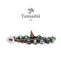 BRACCIALE ZOISITE - RUBINO UOMO-DONNA TAMASHII 8 MM BRACCIALE ZOISITE - RUBINO UOMO-DONNA TAMASHII 8 MM