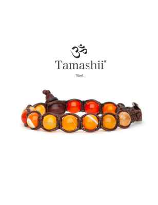 BRACCIALE NEW ORANGE LACE AGATE TAMASHII 1 GIRO