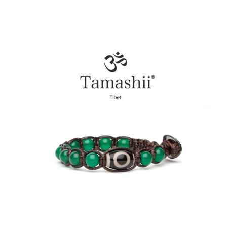 BRACCIALE PROTEZIONE AGATA VERDE UOMO-DONNA TAMASHII