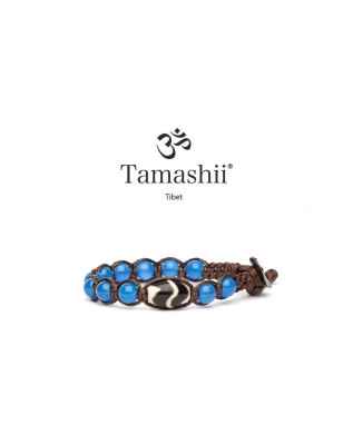 BRACCIALE SERENITÀ AGATA BLU UOMO TAMASHII