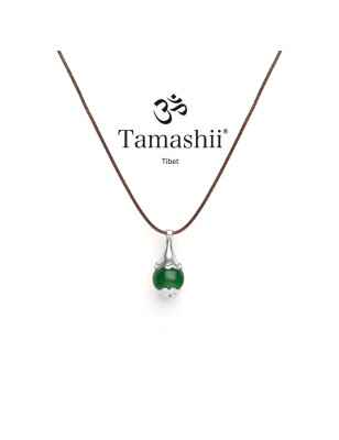 COLLANA AGATA VERDE DONNA TAMASHII EAR-DROPS