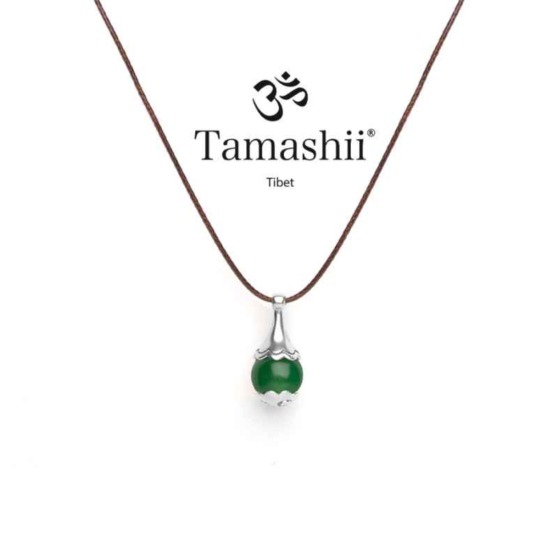 COLLANA AGATA VERDE DONNA TAMASHII EAR-DROPS