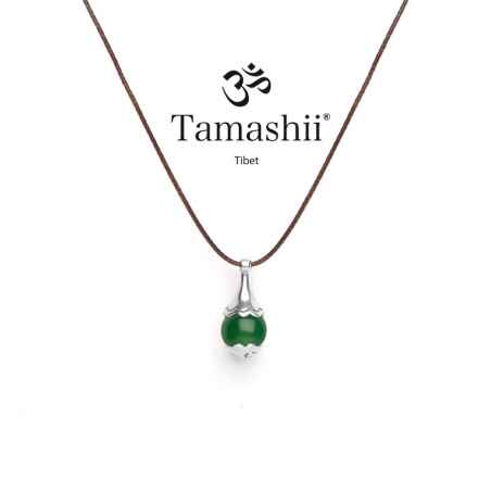 COLLANA AGATA VERDE DONNA TAMASHII EAR-DROPS