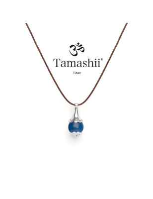 COLLANA AGATA BLU DONNA TAMASHII EAR-DROPS