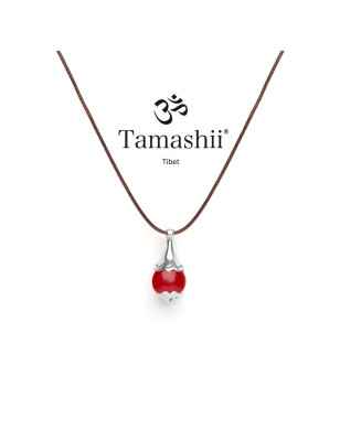 COLLANA AGATA ROSSO PASSIONE DONNA TAMASHII EAR-DROPS