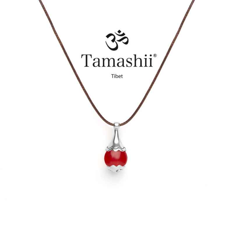 COLLANA AGATA ROSSO PASSIONE DONNA TAMASHII EAR-DROPS