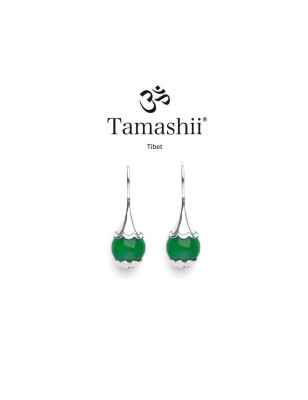 ORECCHINI AGATA VERDE DONNA TAMASHII EAR-DROPS