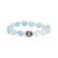 Bracciale BHS925-196 Celebration Giada Sky Blue Argento 925 Tamashii