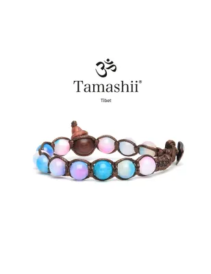 Bracciale Giada Peacock pink Donna-Uomo Tamashii 1 Giro