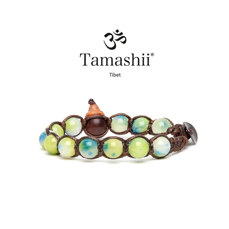 Bracciale Giada Lime horizon Donna-Uomo Tamashii 1 Giro