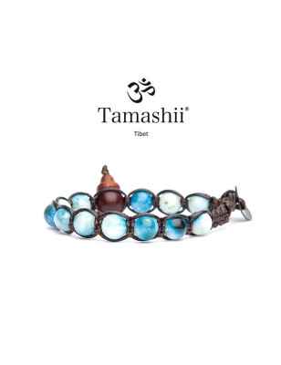 BRACCIALE BLUE ICE JADEITE TAMASHII 1 GIRO