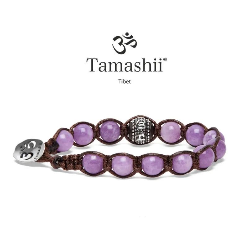 Bracciale Giada Lavanda Donna-Uomo Tamashii Ruota Della Preghiera Bracciale Giada Lavanda Donna-Uomo Tamashii Ruota Della Preghiera