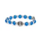 Bracciale BHS925-18 Celebration Agata Blu Argento 925 Tamashii