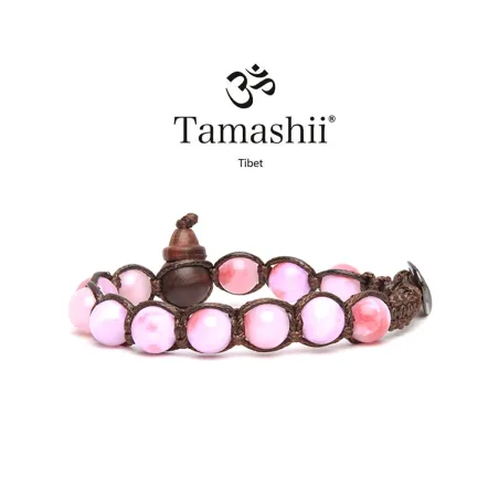 Bracciale Giada Cotton candy rose Donna-Uomo Tamashii 1 Giro