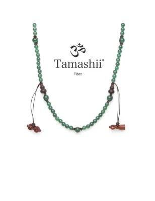 Collana IN AGATA VERDE Donna-Uomo Tamashii Mudra