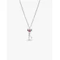 Collana Chiave con Cuore Rosso Donna Pandora