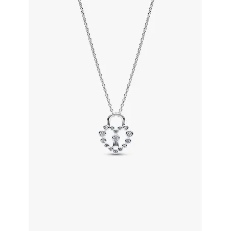 Collana Lucchetto Cuore Luminoso Donna Pandora
