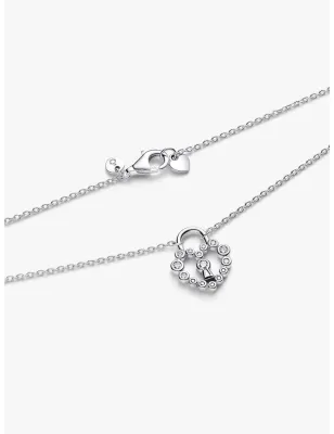 Collana Lucchetto Cuore Luminoso Donna Pandora