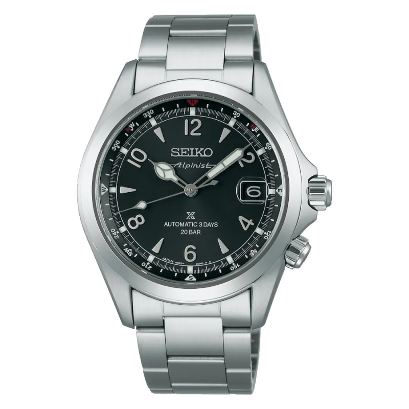 Orologio SPB505J1 Prospex Alpinist 6R55 Nero 72h Compass Uomo Seiko Orologio SPB505J1 Prospex Alpinist 6R55 Nero 72h Compass Uomo Seiko