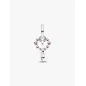 Charm Pendente Cuori Intrecciati con Cristalli Rossi Donna Pandora Charm Pendente Cuori Intrecciati con Cristalli Rossi Donna Pandora