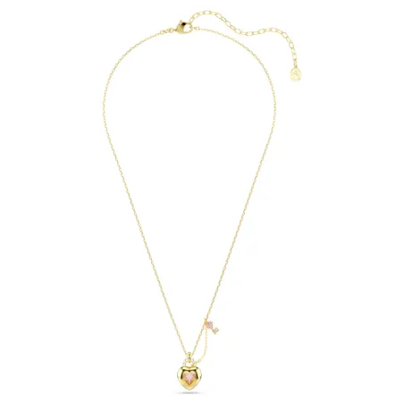 Pendente Idyllia, Cuore, Chiave Rosa Donna Swarovski