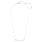 Pendente Idyllia, Freccia, Bianco, Placcato rodio Donna Swarovski