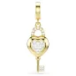 Charm Idyllia, Cuore con Chiave, Placcato color oro Donna Swarovski