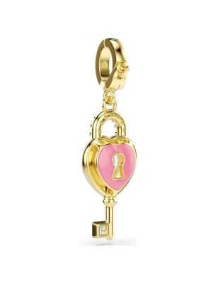 Charm Idyllia, Cuore con Chiave, Placcato color oro Donna Swarovski - category_name - XDMG De Marchi Gianotti