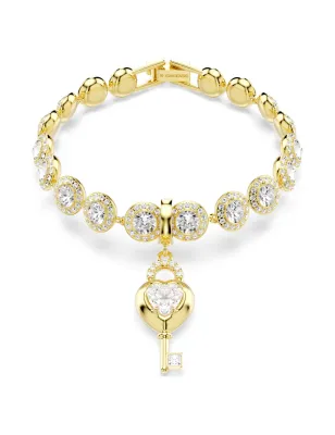 Charm Idyllia, Cuore con Chiave, Placcato color oro Donna Swarovski - category_name - XDMG De Marchi Gianotti