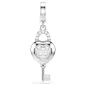 Charm Idyllia, Cuore con Chiave, Placcato rodio Donna Swarovski Charm Idyllia, Cuore con Chiave, Placcato rodio Donna Swarovski