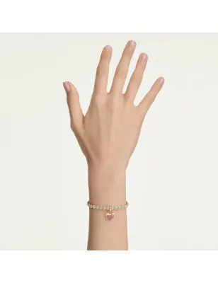 Charm Idyllia, Cuore, Rosa, Placcato color oro Donna Swarovski - category_name - XDMG De Marchi Gianotti