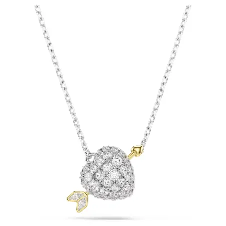 Collana Idyllia, Cuore con Freccia, Bianco Donna Swarovski